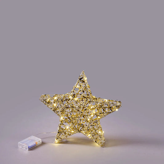 EDG - Stella Intreccio 30 Microled 30cm Oro