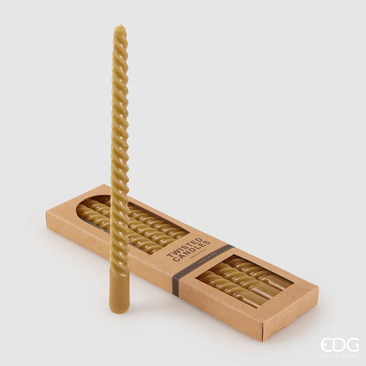 EDG - Confezione 4 Candele Ambra