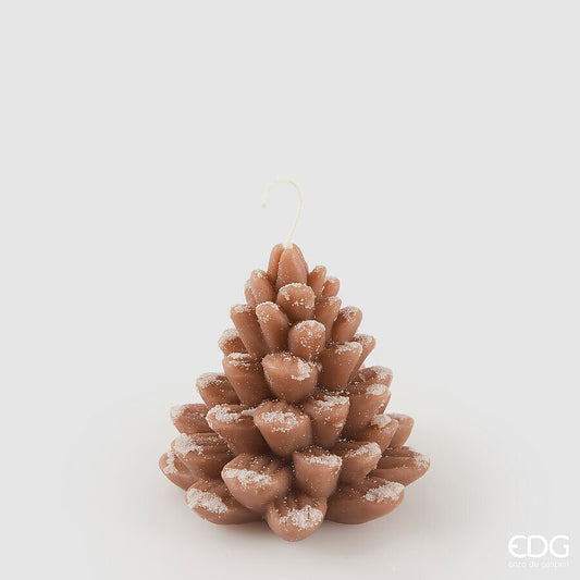EDG - Candela Pigna H9.5 D10,5 cm Nocciola