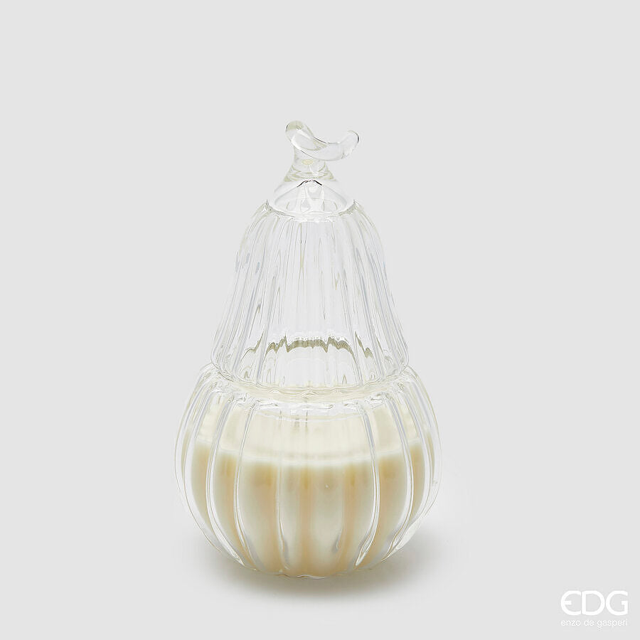 EDG - Candela Pumpkin Vetro H 17cm
