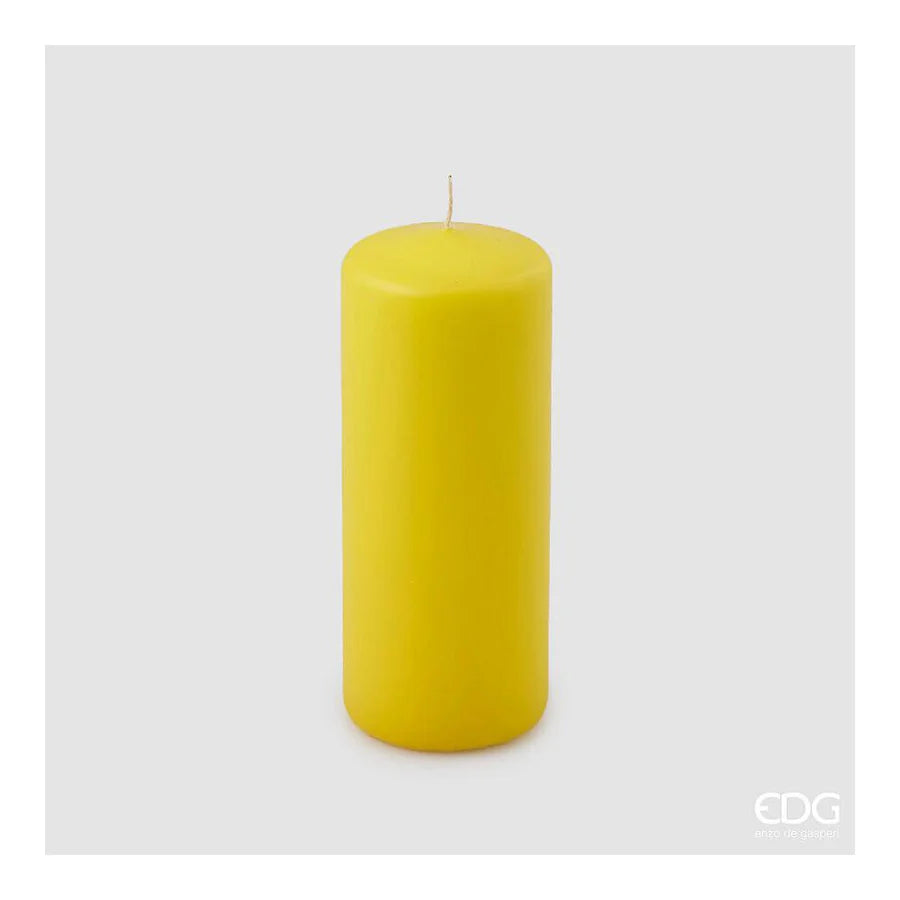 EDG - Candela Moccolo H 15cm Gialla