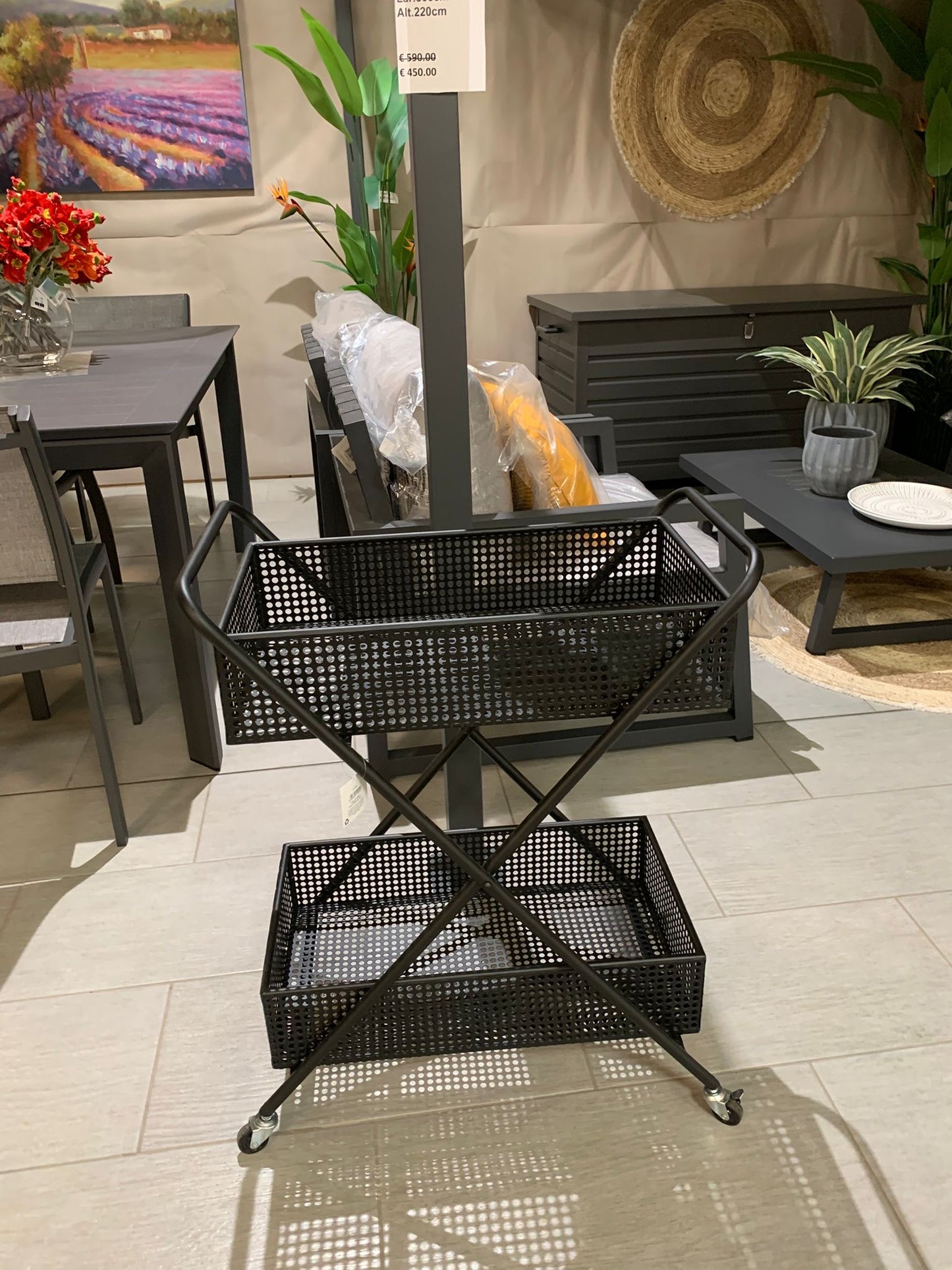 Garden Foggia - Carrello Trolley Traforato