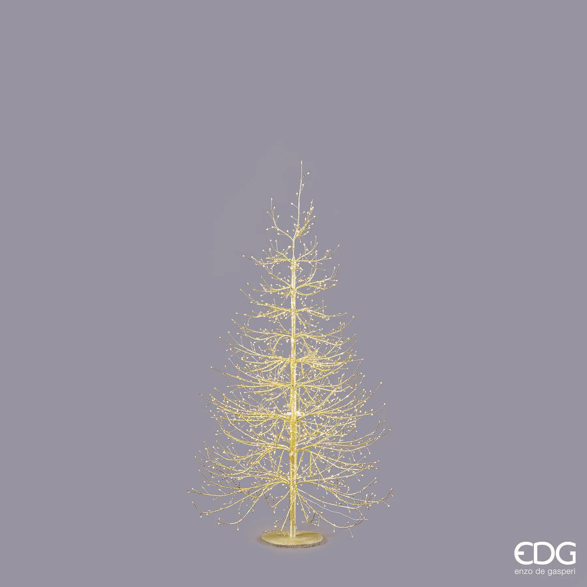 EDG - Albero Led Faggio Rich 1440 microled H150 Oro