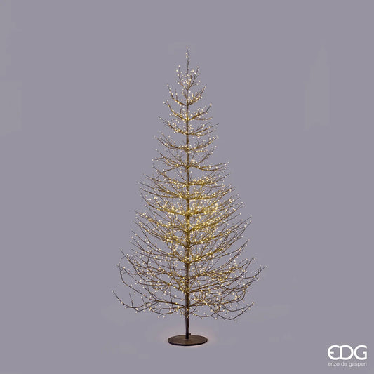 EDG - Albero Led Faggio Rich 2690 microled H210 Nero