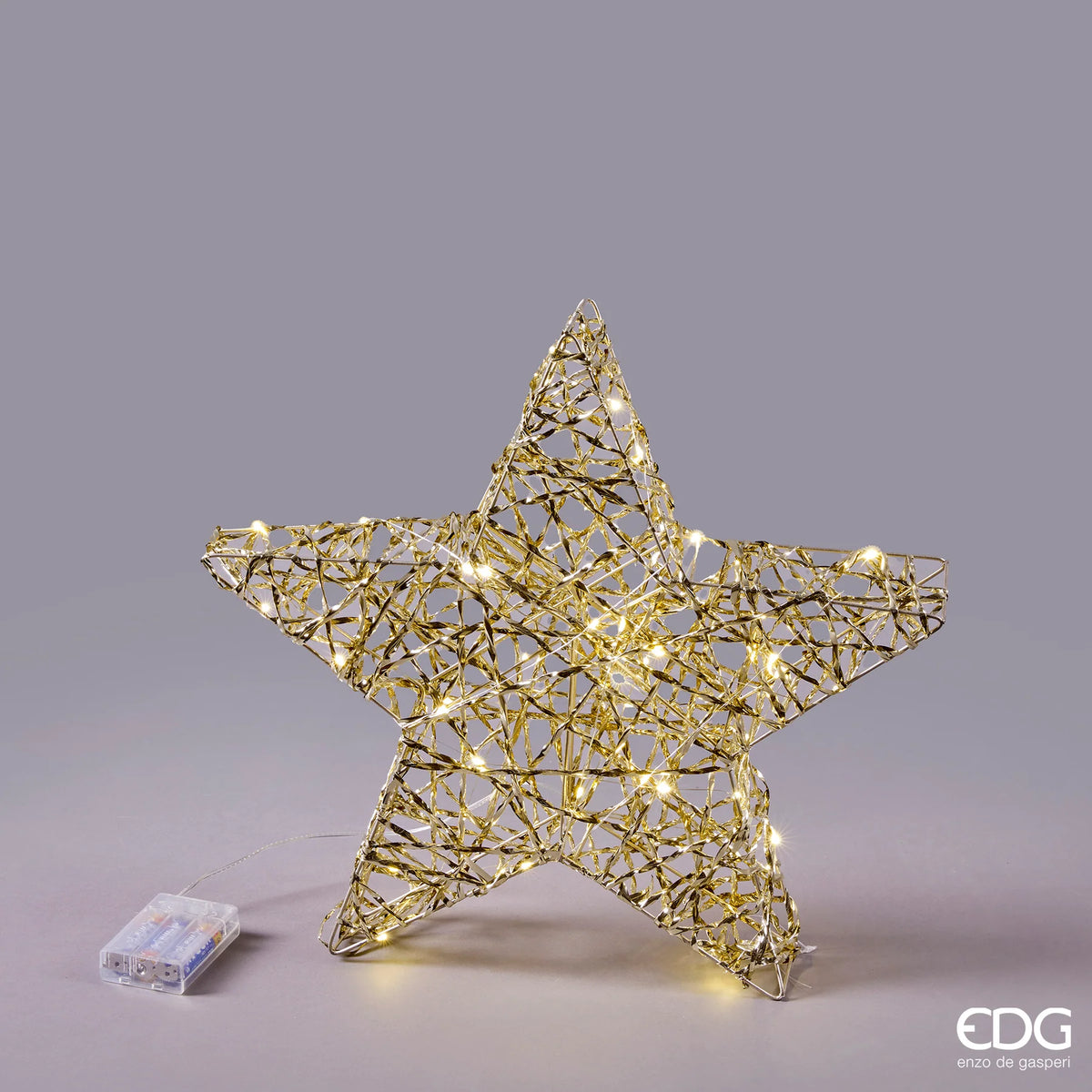 EDG - Decoro Stella Intreccio 40 Microled D40 cm