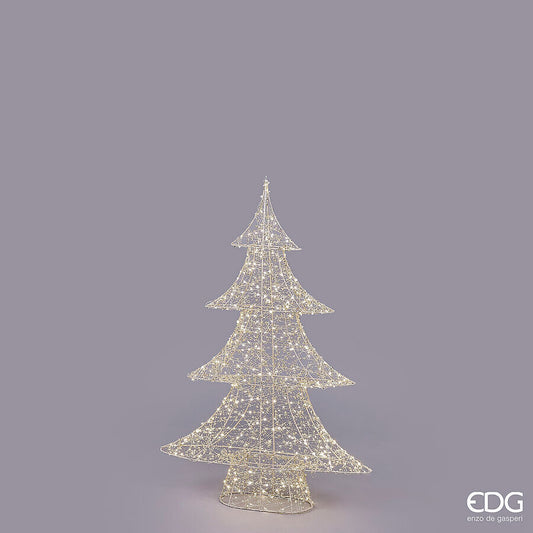 EDG - Albero Led Pearls 600 Microled 100x66 cm Oro Chiaro