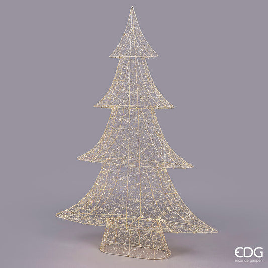 EDG - Albero Led Pearls 1440 Microled 150x84 cm Oro Chiaro