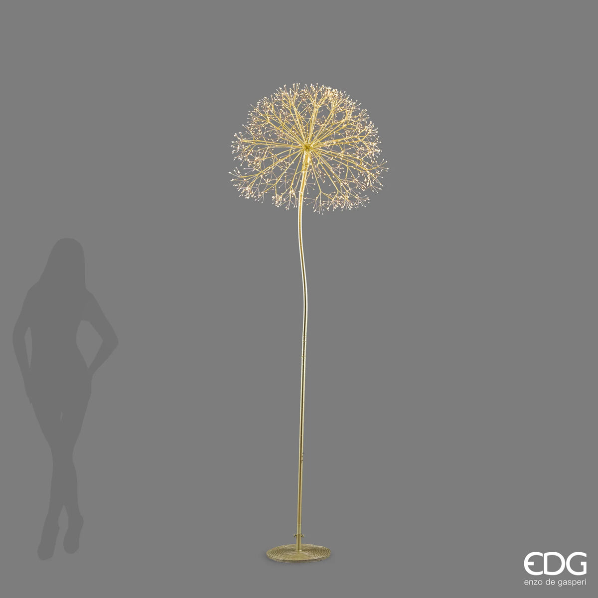 EDG - Decoro Tarassaco Rich 1200 Microled H240 D60 cm Oro