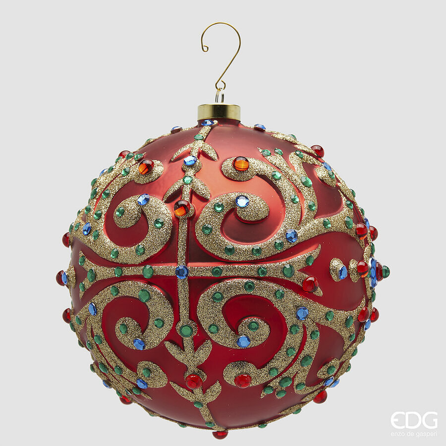 EDG - Addobbo Palla Jewel D 19cm Rossa