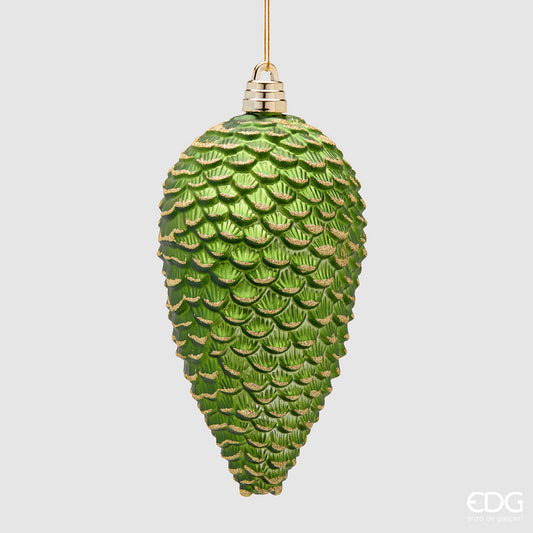 EDG - Decoro Pigna H 25cm Verde
