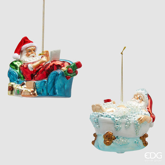 EDG - Babbo Natale in relax H 10cm
