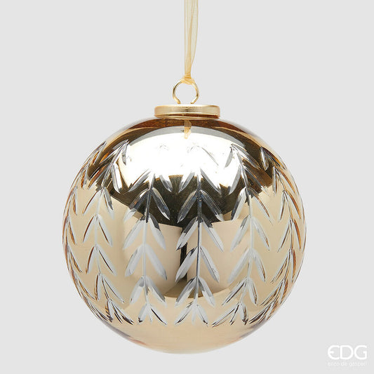 EDG - Addobbo Sfera Foglie D15cm
