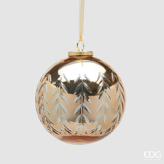 EDG - Addobbo Sfera Foglie D13cm