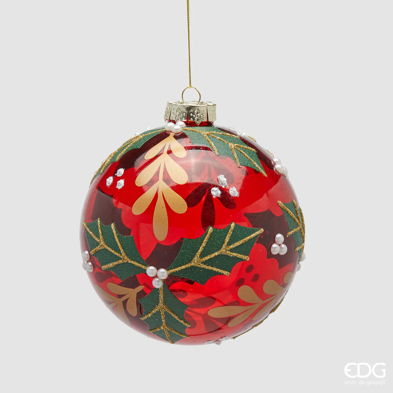 EDG - Pallina di Natale Vischio D12 cm