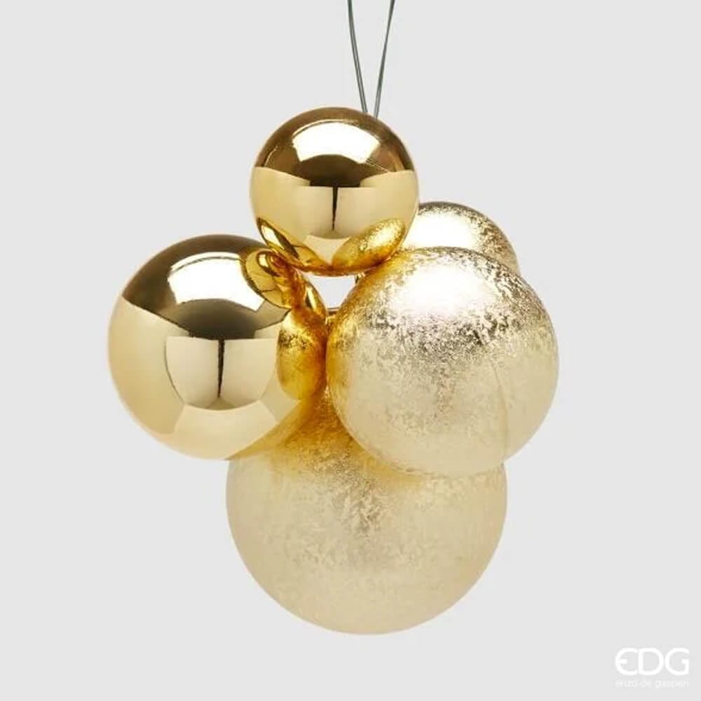 EDG - Set 5 Sfere Grappolo GrooveMix Oro