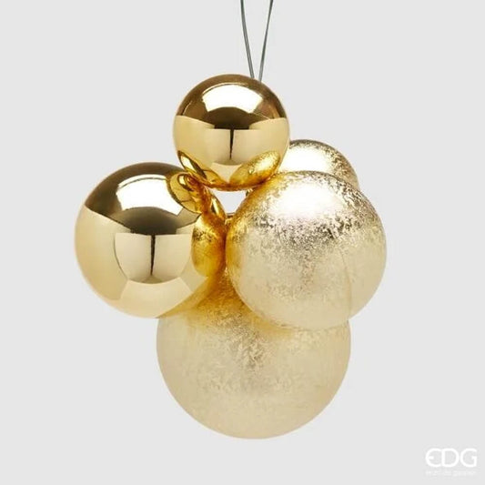 EDG - Set 5 Sfere Grappolo GrooveMix Oro