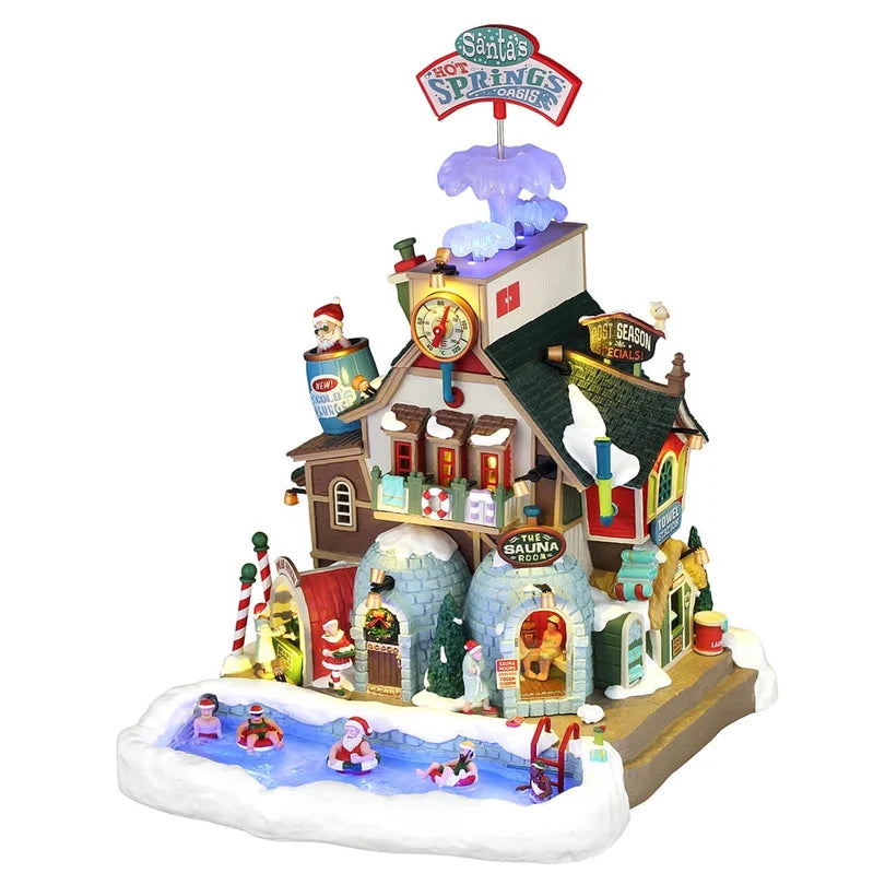 Lemax - Santa's Hot Springs Oasis