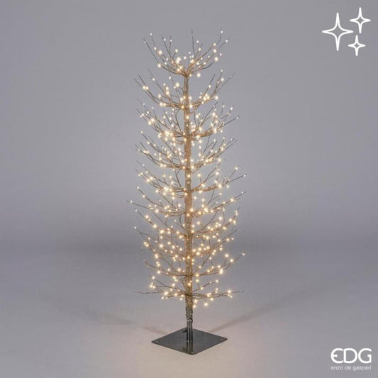 EDG - Albero Faggio con base 400mini led H120 cm Nero