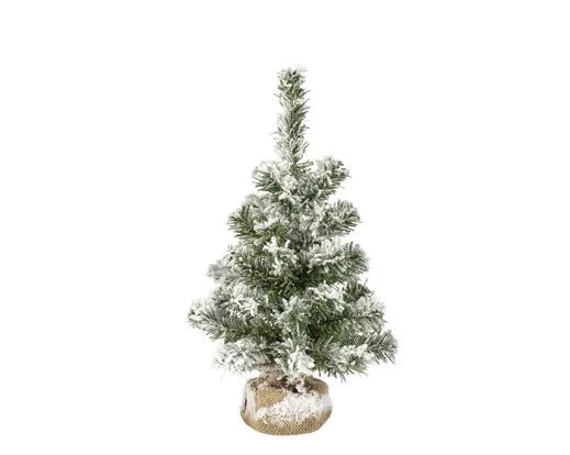 Garden Foggia - Pinetto Innevato Con Juta H35cm