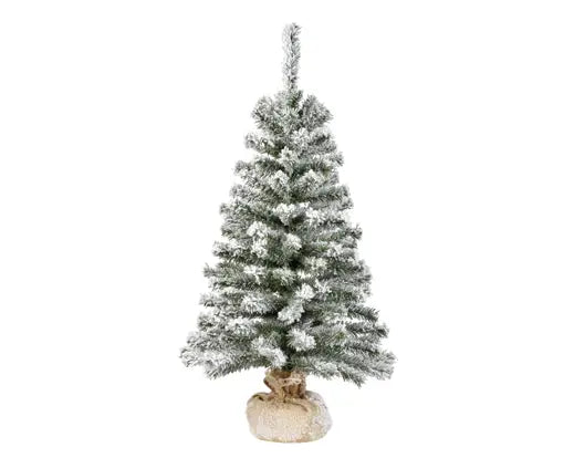 Garden Foggia - Pinetto Innevato Con Juta H90cm