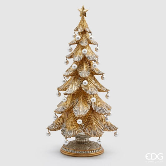 EDG Enzo De Gasperi - Pino Albero di Natale con Perle 46x22cm