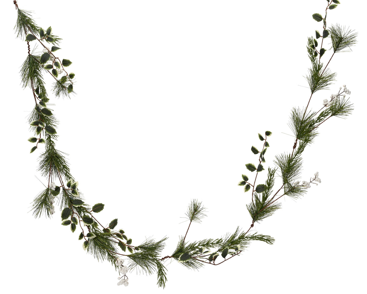 Garden Foggia - Festone Foglie Agrifoglio H 180cm