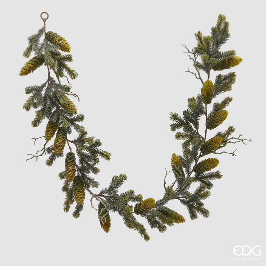 EDG - Festone Pino con Pigne H120 cm