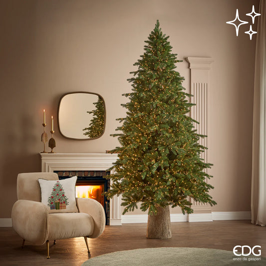 EDG - Albero di Natale Total PE Pino Imperial New H240 cm 5300 Mini Led