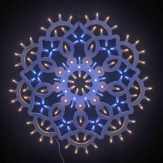 Garden Foggia - Rosone Con Luci D 120cm