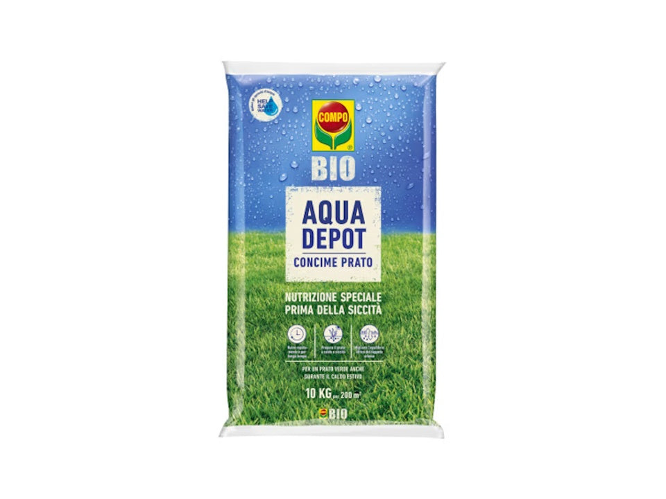Compo - Aqua depot concime prato, 10 kg