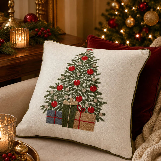 EDG - Cuscino Albero Quadrato 45x45 cm White