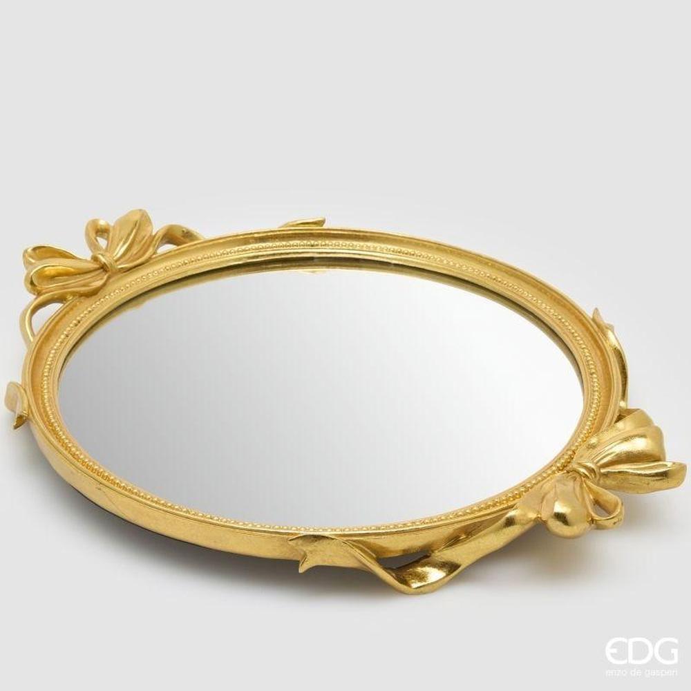 EDG - Vassoio Decorativo Fiocchi gold Grande