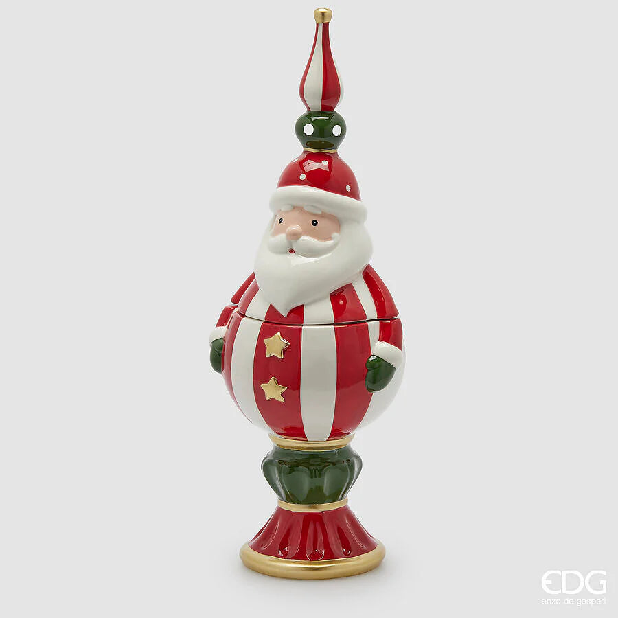 EDG - Contenitore Babbo Natale h.47 cm