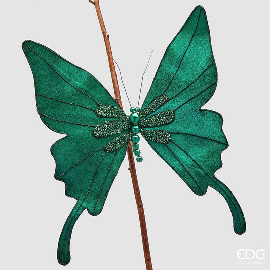 EDG Enzo De Gasperi - Decoro Farfalla con Clip D33cm