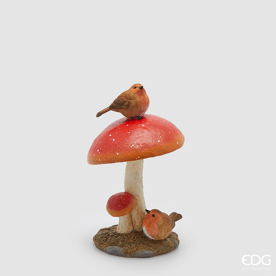 EDG - Decoro Uccellino Con Fungo