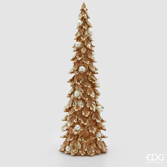 EDG Enzo De Gasperi - Pino Natalizio decorativo con perle h 64cm