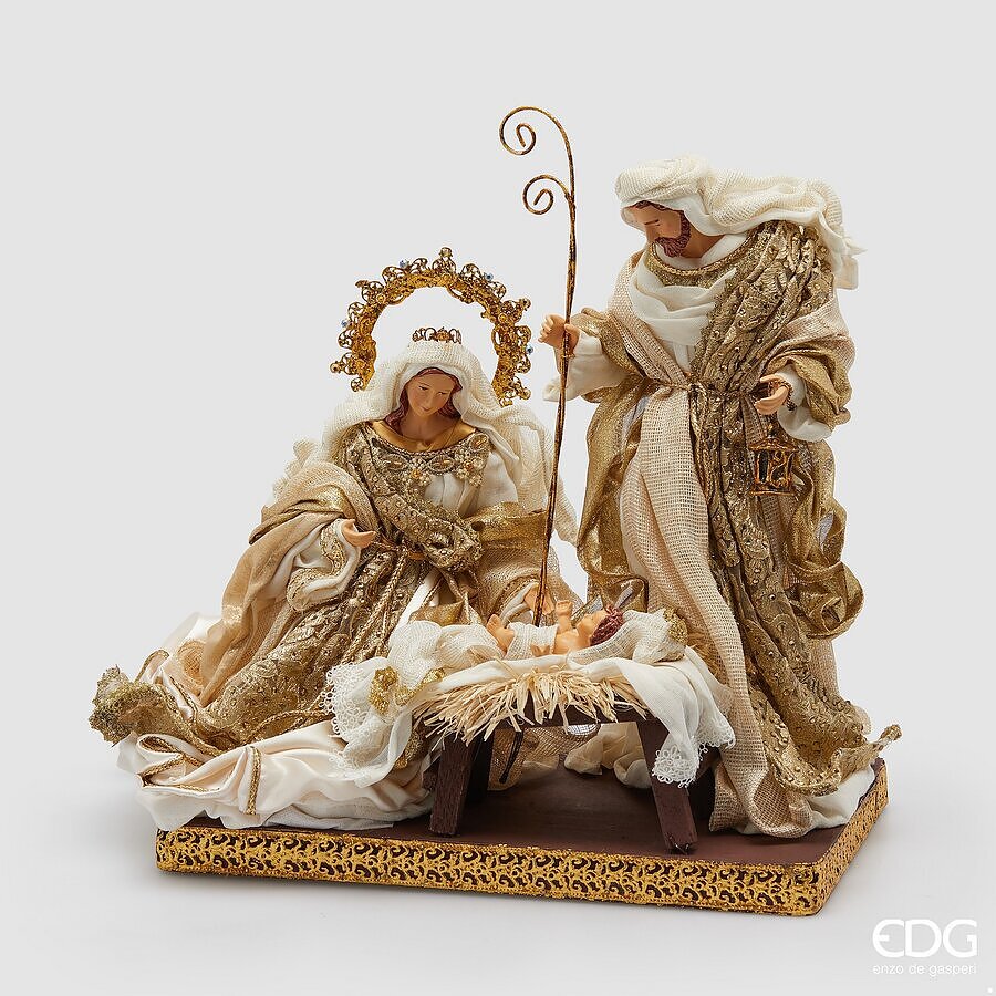 EDG - Natività Su Base Tessuto Gold