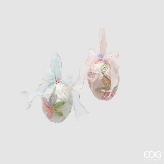 EDG - Decoro Uovo Fiocco Da Appendere H 16CM