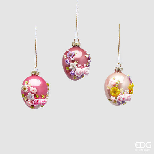 EDG - Decoro Uovo Floreale H8cm