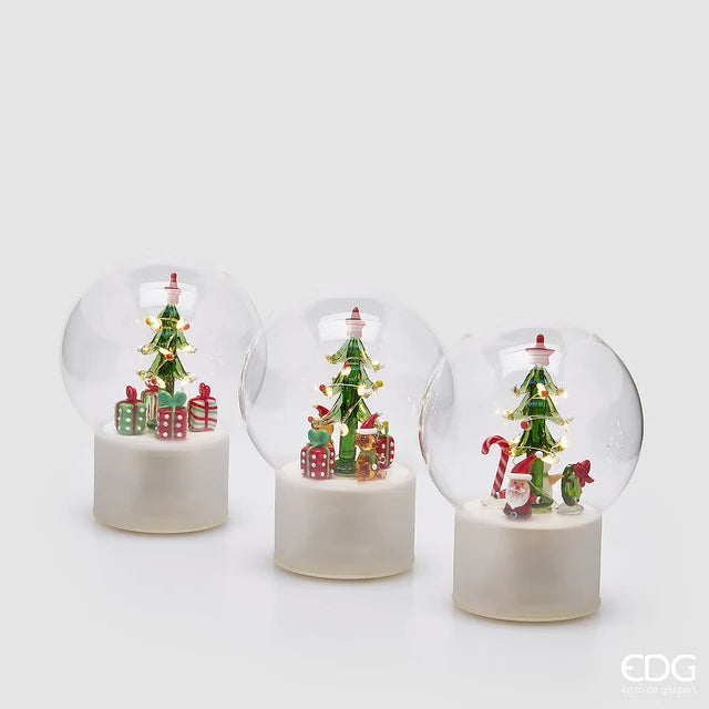 EDG - Sfera Twist LED H18 Verde Rosso - Decoro Natale 1 Pz