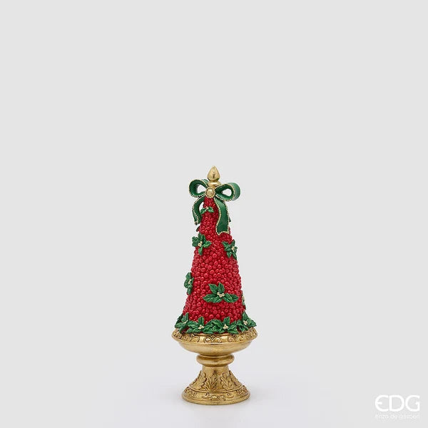 EDG - Decoro Natalizio Pino con Fiocco