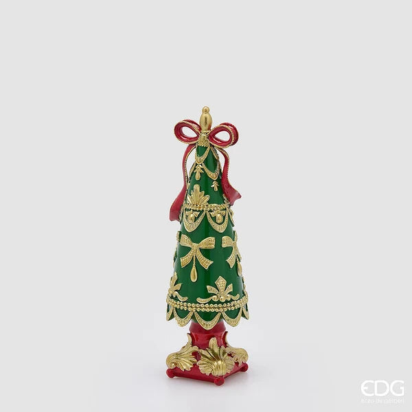 EDG - Decoro Pino con Fiocco Natalizio