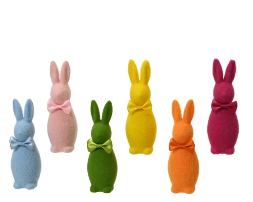 Garden Foggia - Coniglietti Effetto Velluto Assortiti H16CM