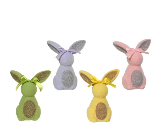 Garden Foggia - Coniglio Fiocco E Glitter H 30cm
