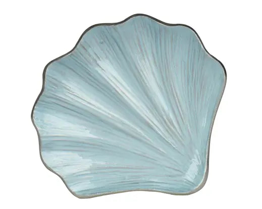 Garden Foggia - Vassoio Conchiglia Silver& Blue