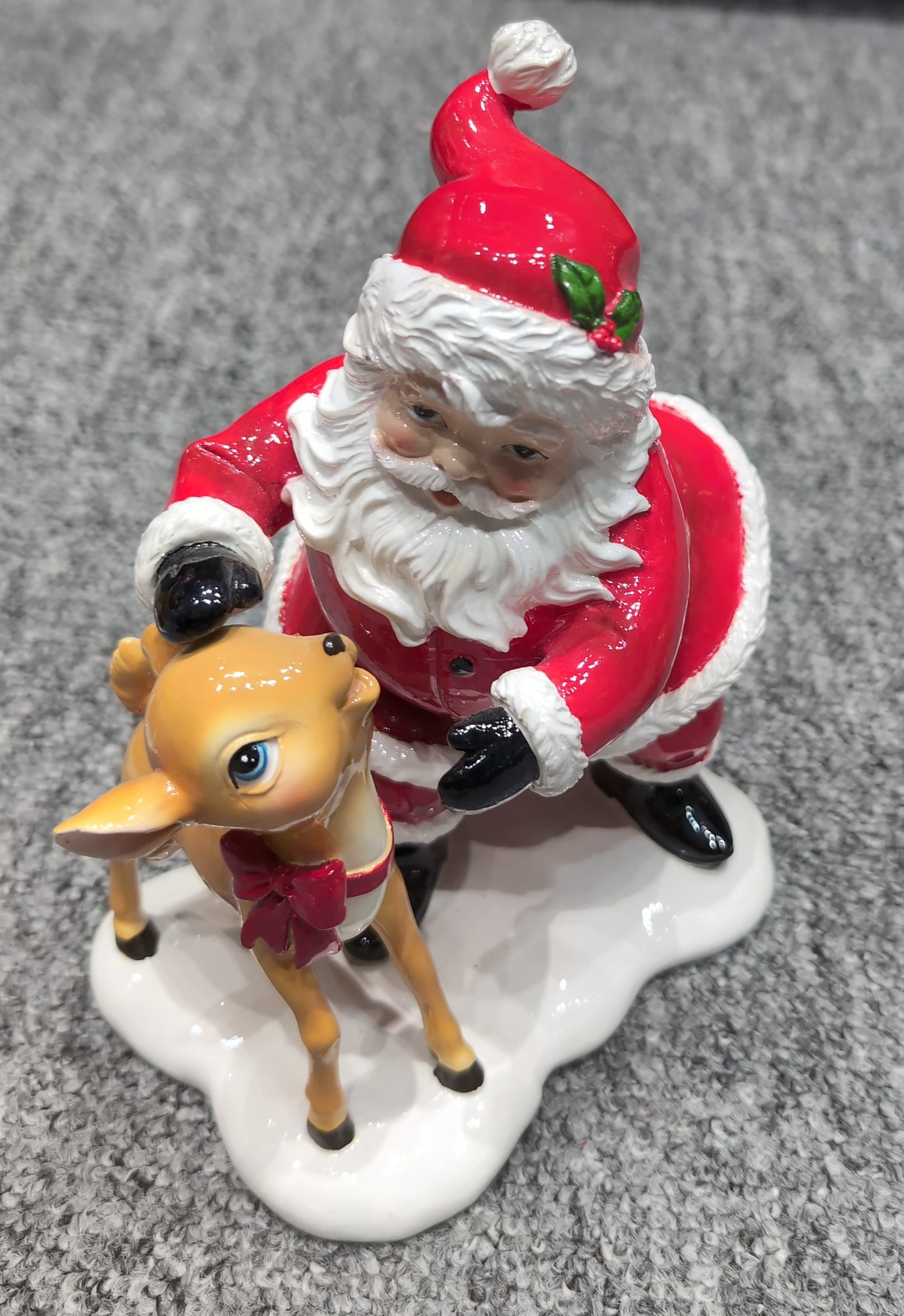 Garden Foggia - Babbo Con Renna H 21cm