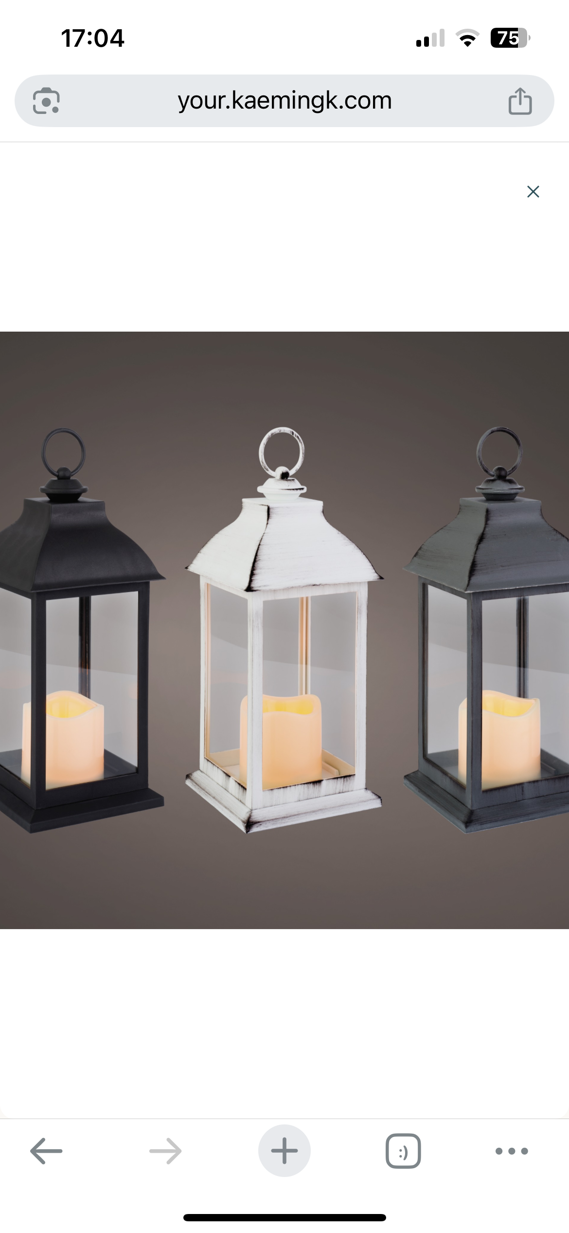 Garden Foggia - Lanterna Con Candela led