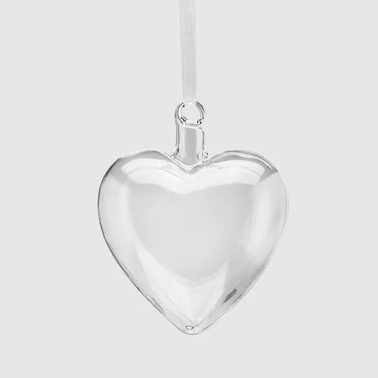 EDG - Decorazione Cuore in Vetro D6 cm Trasparente