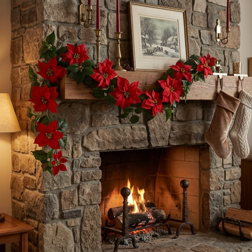 EDG - Festone Stella Di Natale h 195CM