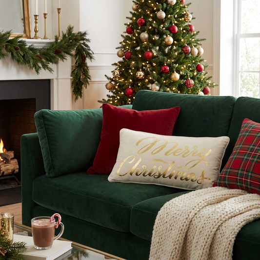 Garden Foggia - Cuscino Marry Xmas White 50x30